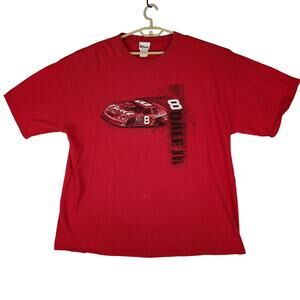 Dale Earnhardt Jr T-Shirt Mens 2X‎ Red Budweiser Chase Authentics #8